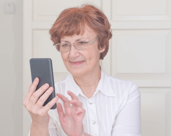 Board-certified psychiatrist discussing neurocognitive care via video call